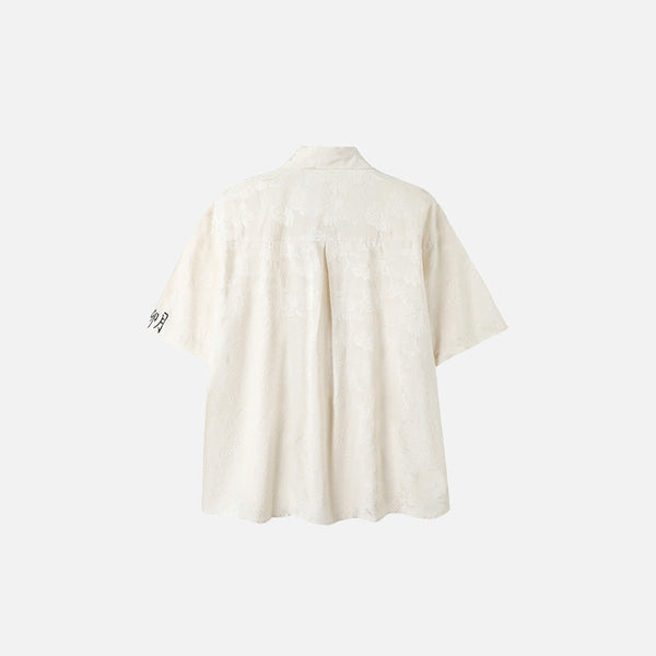 Women's Rose Embroidered Shirt
