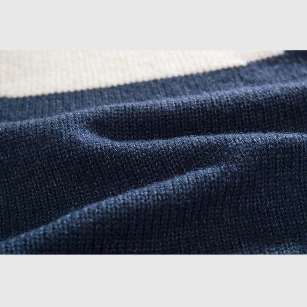 Color Block Striped Sweater