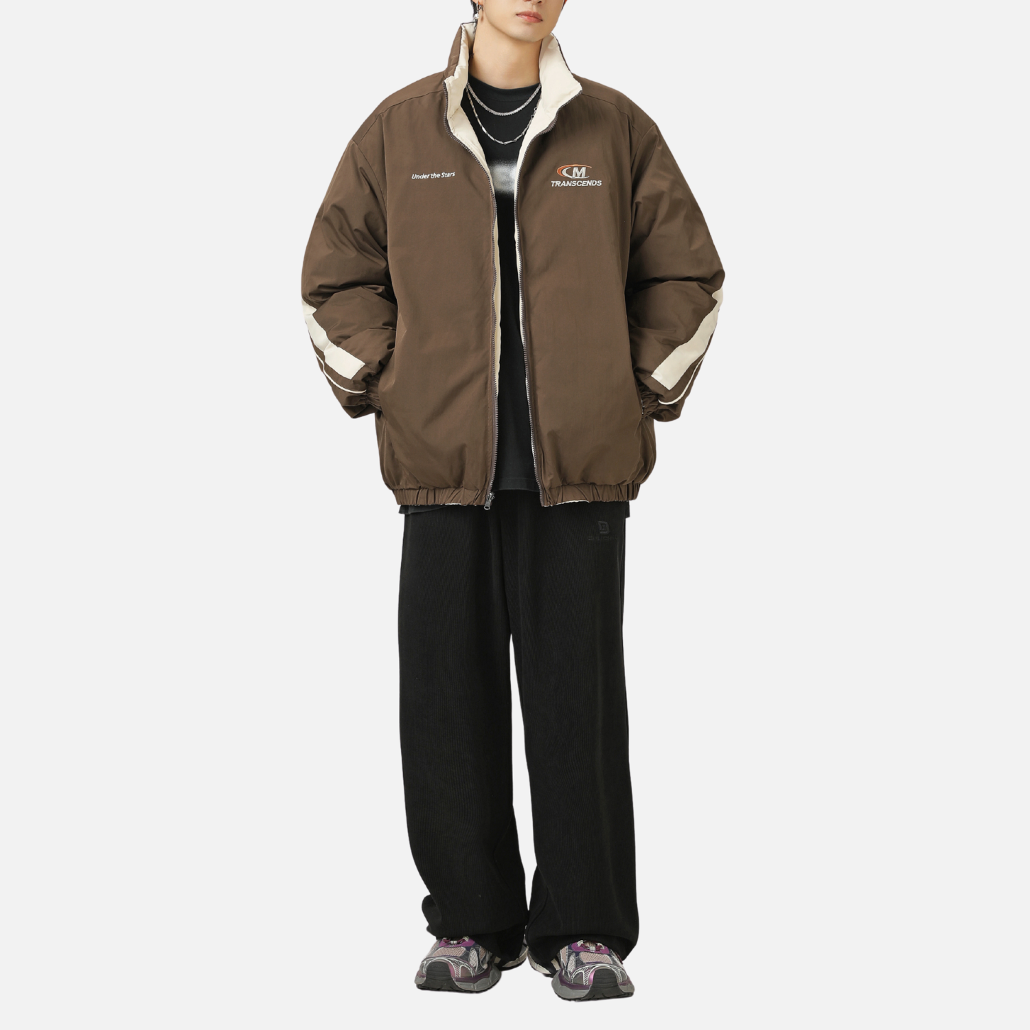 Reversible Two-Tone Puffer Jacket