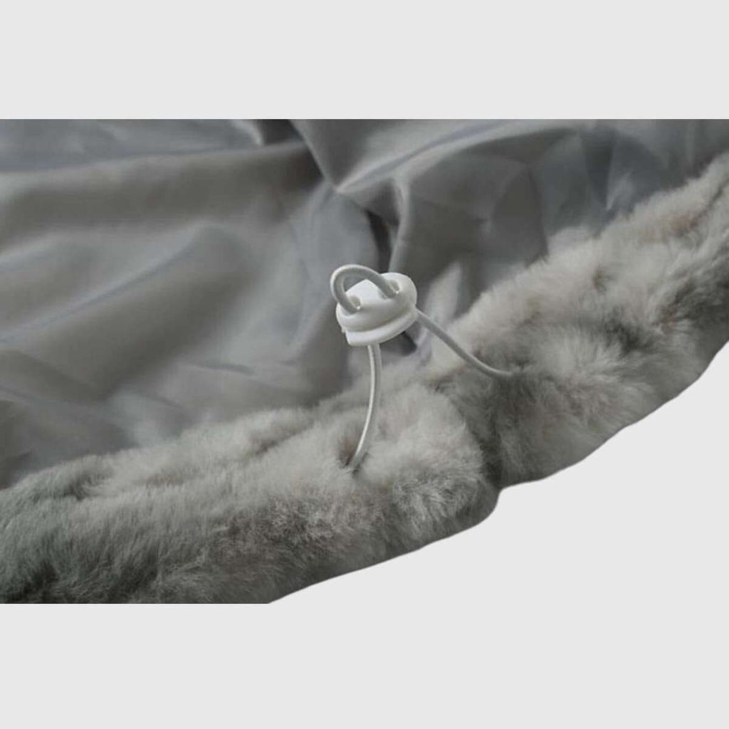 Fuzzy Tie-Dye Sherpa Padded Jacket