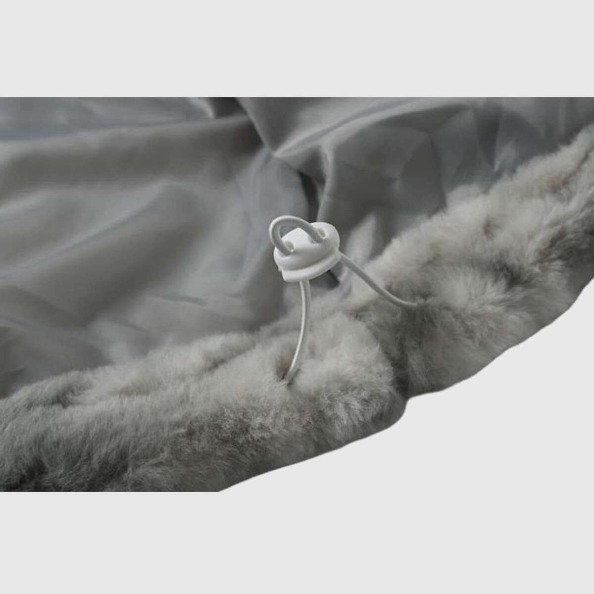 Fuzzy Tie-Dye Sherpa Padded Jacket