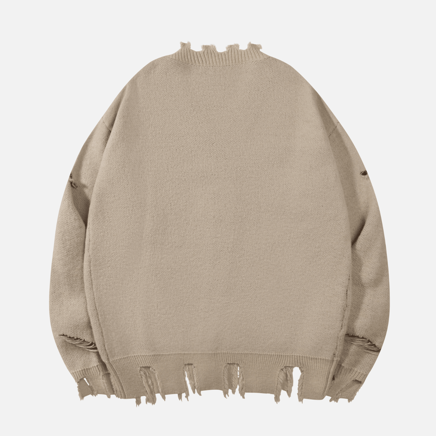 Vintage Distressed Knit Cardigan