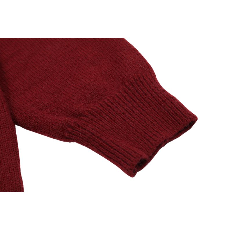 Dragon Pattern Jacquard Letter Embroidered Sweater