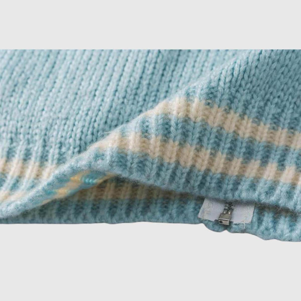 Vintage Varsity Knit Cardigan