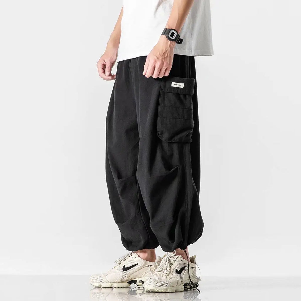 Vintage Baggy Cargo Pants Cotton Pants