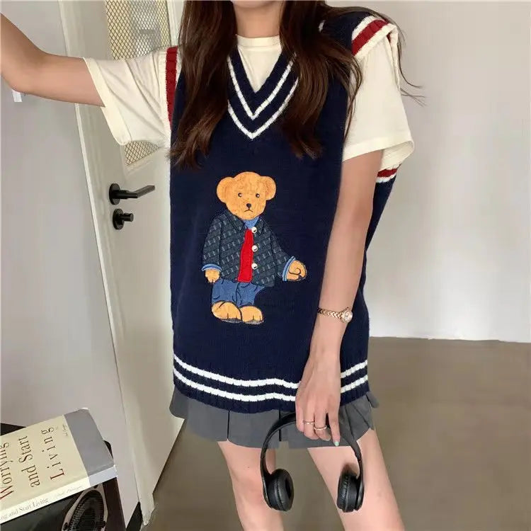 Teddy Bear Graphic Sweater