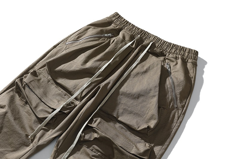 Long Drawstrings Cargo Pants