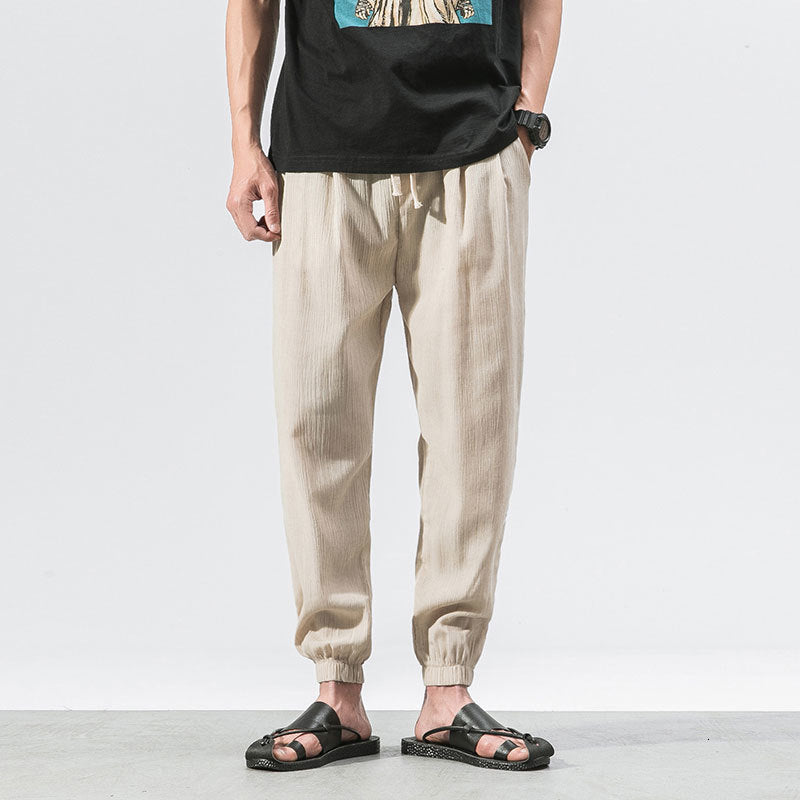 Linen Harem Baggy Pants