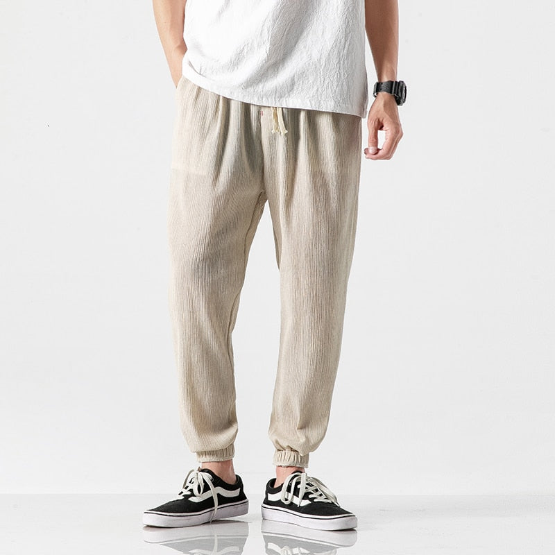 Linen Harem Baggy Pants