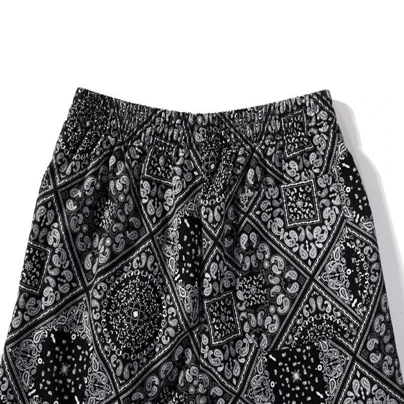 Plaid Elastic-waist Shorts