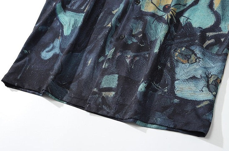 Hawaiian Washed Butterfly Shirt