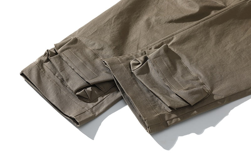 Long Drawstrings Cargo Pants