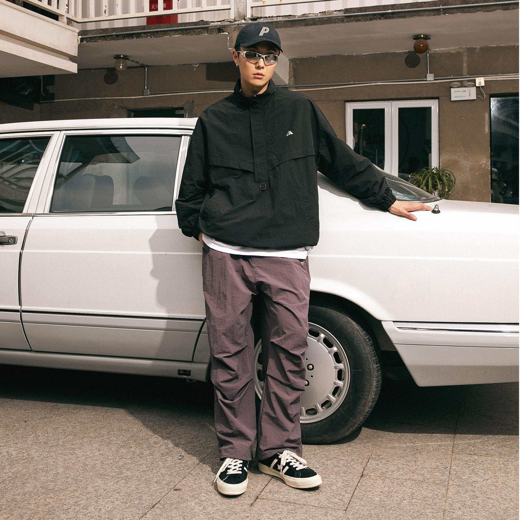 Waterproof Textured Half-Zip Tactical Jacket