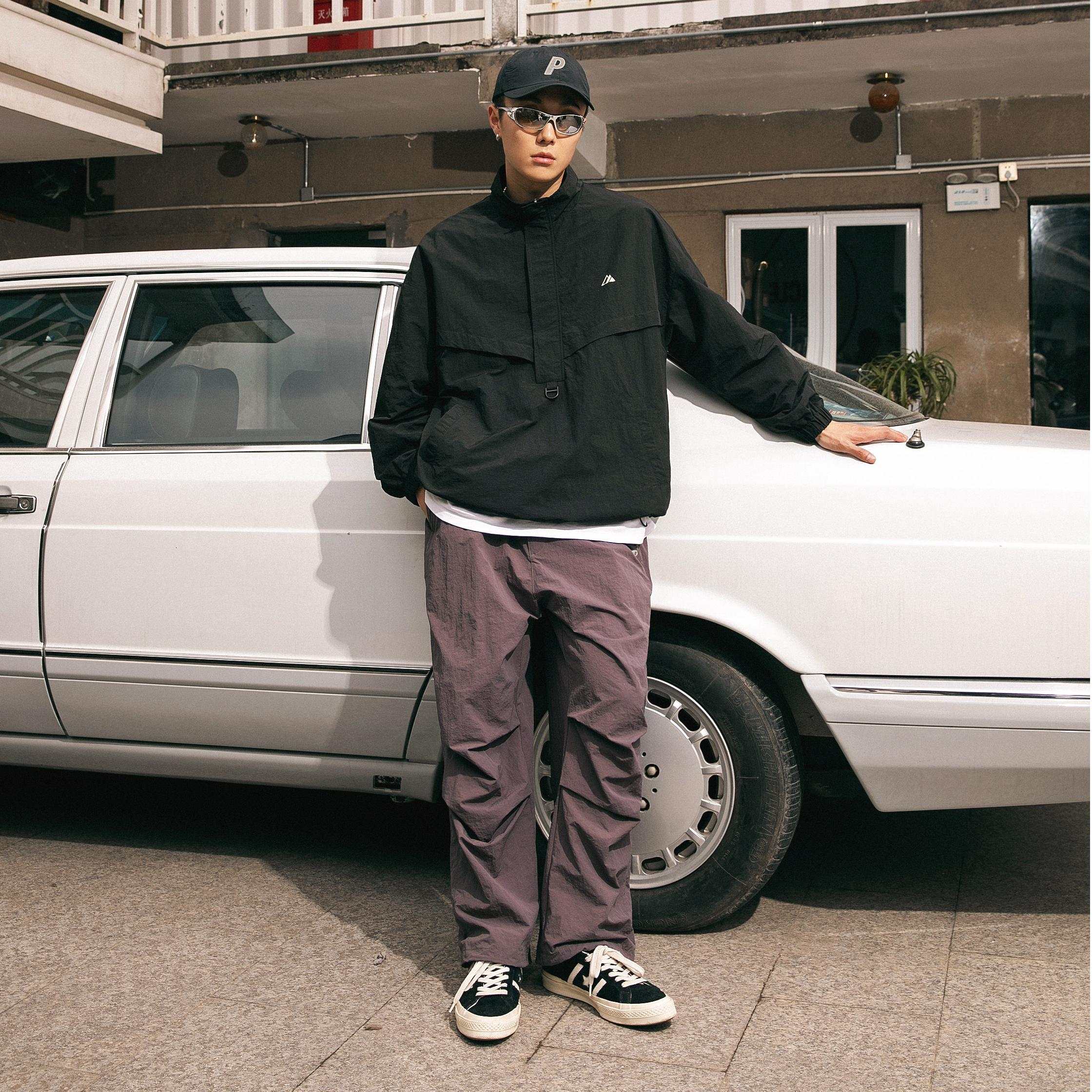 Waterproof Textured Half-Zip Tactical Jacket