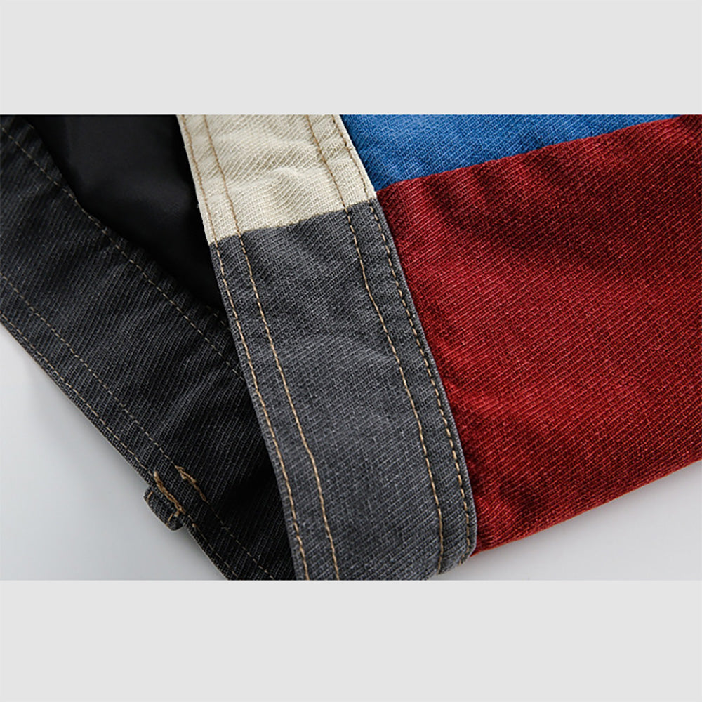 Colorblock Patchwork Jacket