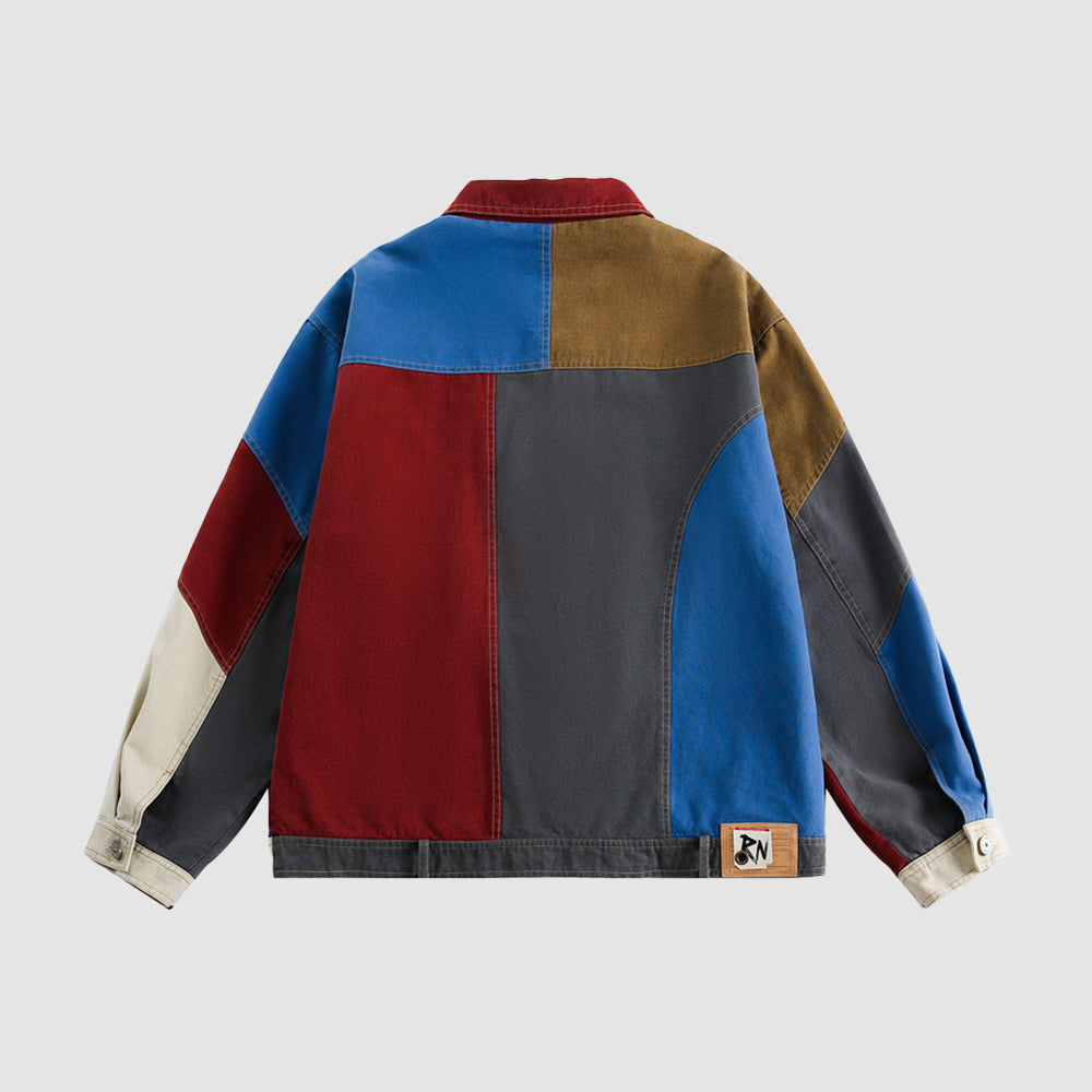 Colorblock Patchwork Jacket