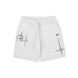 Lyrical Graphic Print Oversized Short