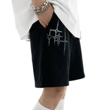 Lyrical Graphic Print Oversized Short