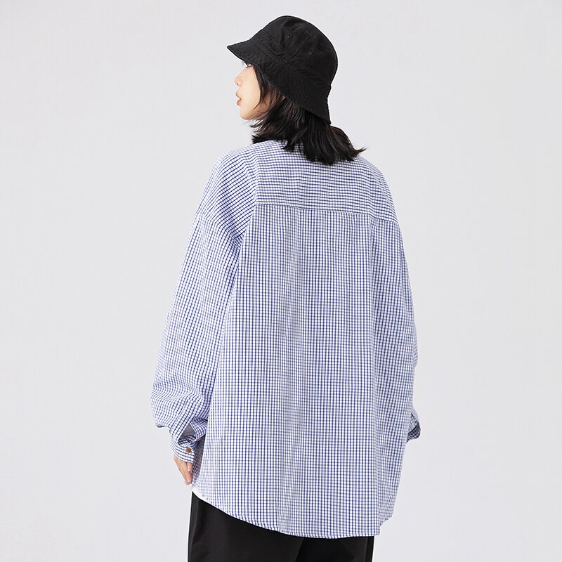 Oversized Plaid Light Shirt