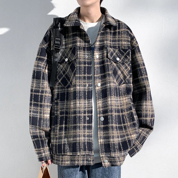 Timeless Plaid Button-Up Shirt