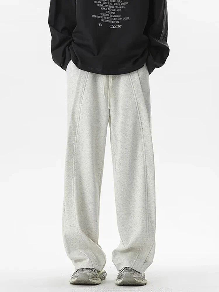 Loose Fit Pleated Sweatpants