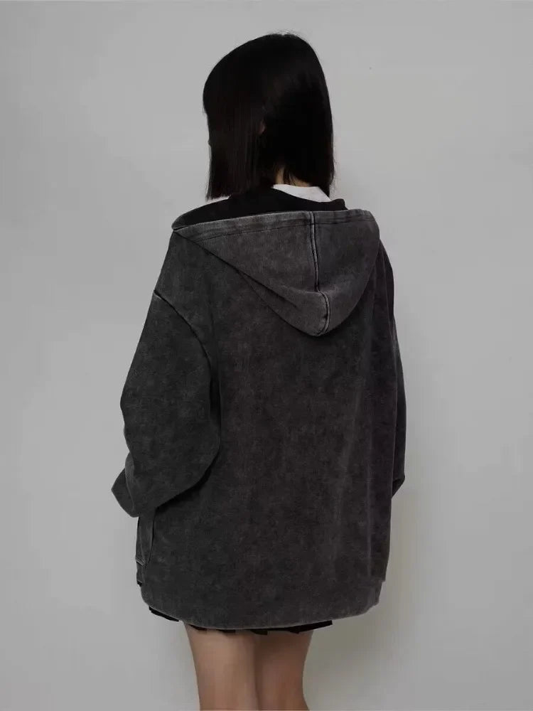 Cozy Oversized Zipper Hoodie