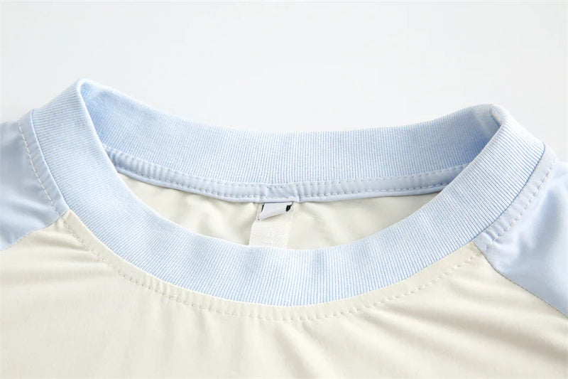 Oversized Youthful Patchwork T-shirt