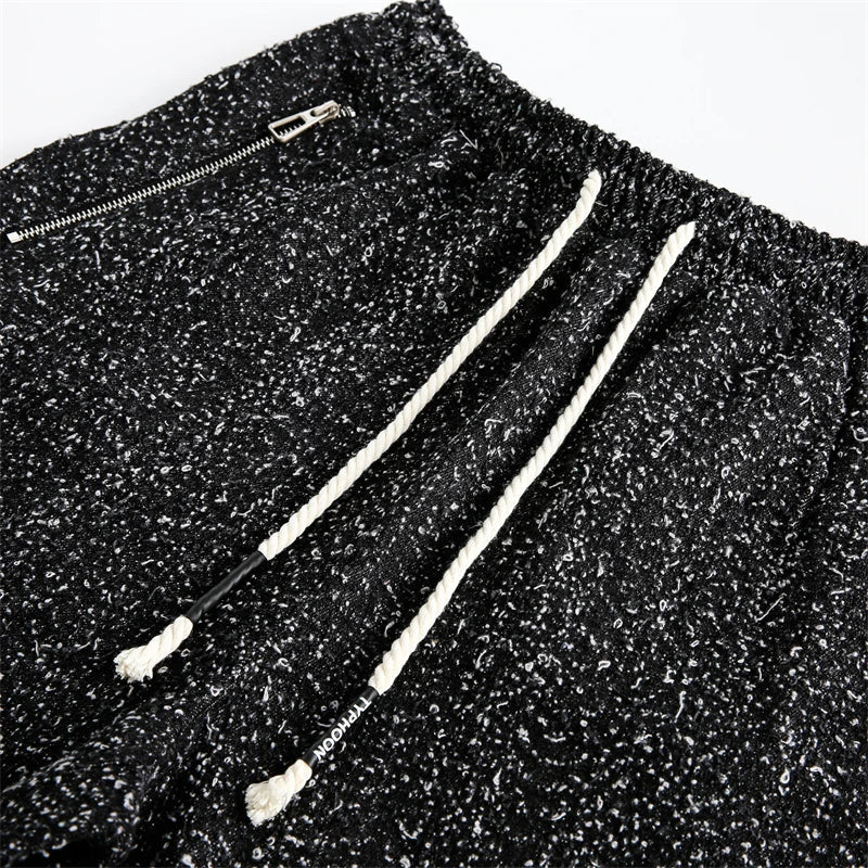 Modern Speckled Drawstring Shorts