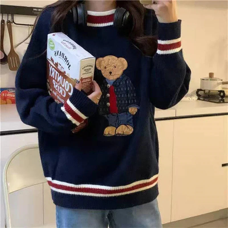Teddy Bear Graphic Sweater
