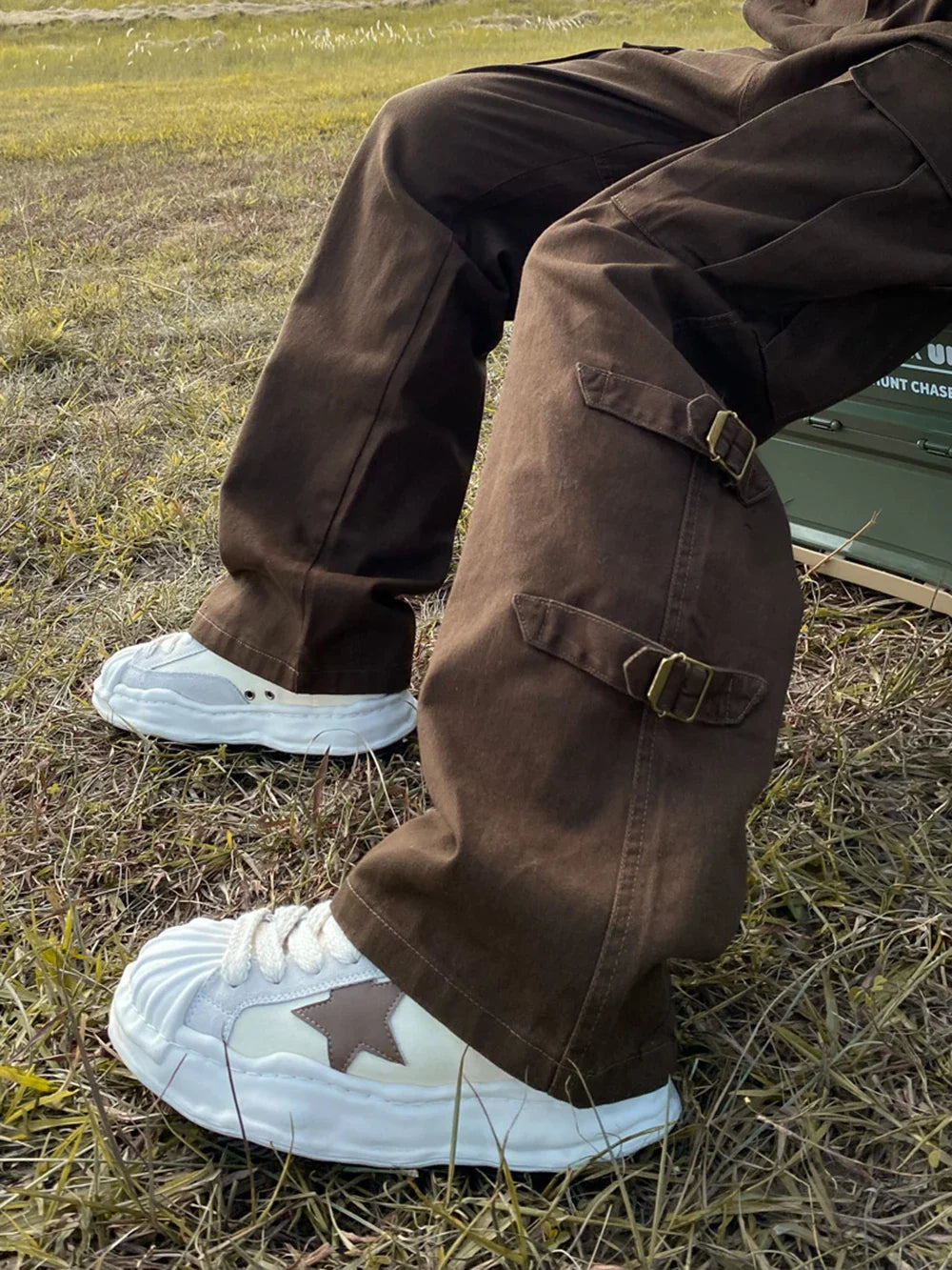 Y2k Baggy Straight Leg Cargo Pants