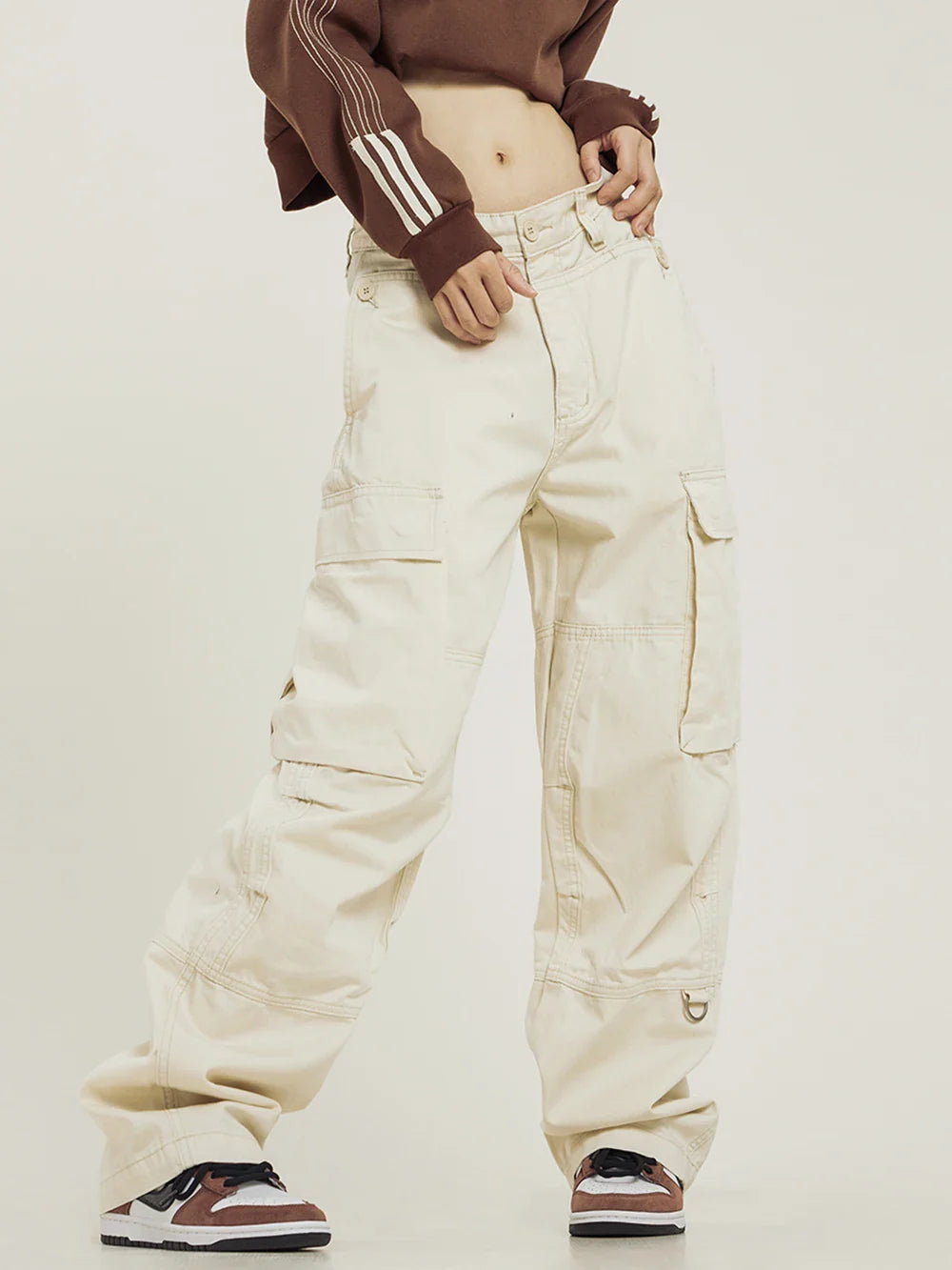 Y2k Baggy Turned-down Cargo Pants