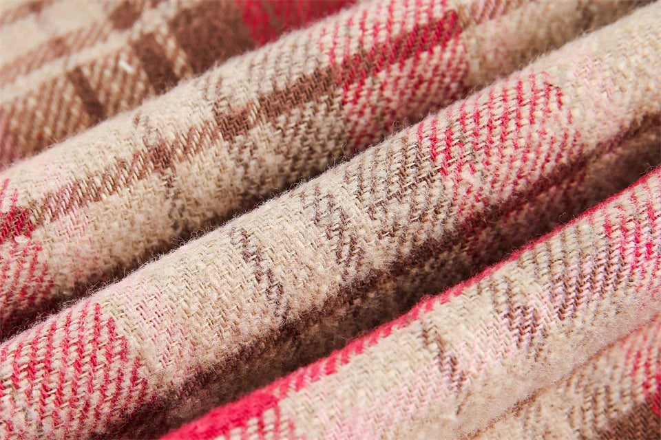 Plaid Reversible Long Sleeve Shirt