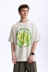 Smiley Summer Serve Up Positivity T-Shirt