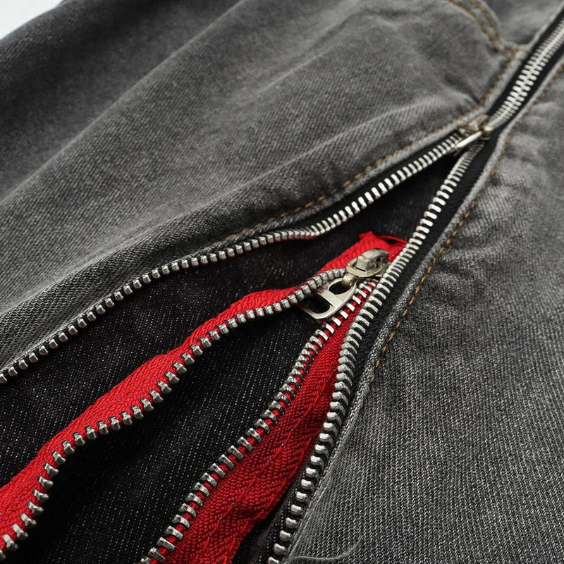 Street Zipper Cargo Shorts