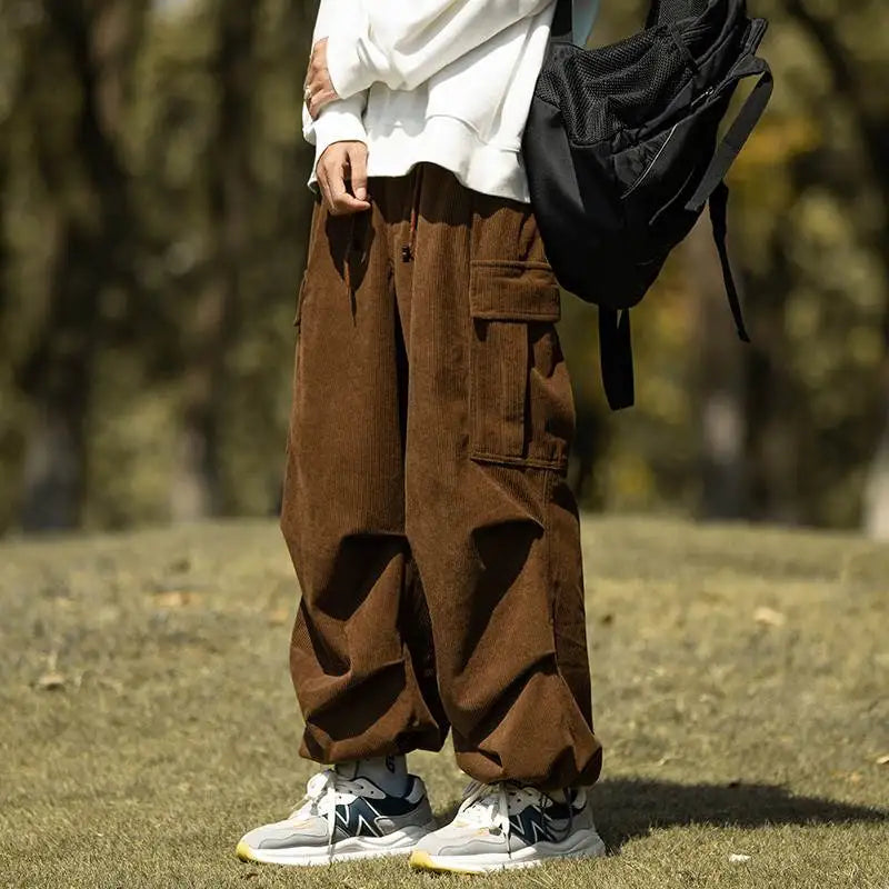 Cozy Japanese Wide Leg Fleece Pants