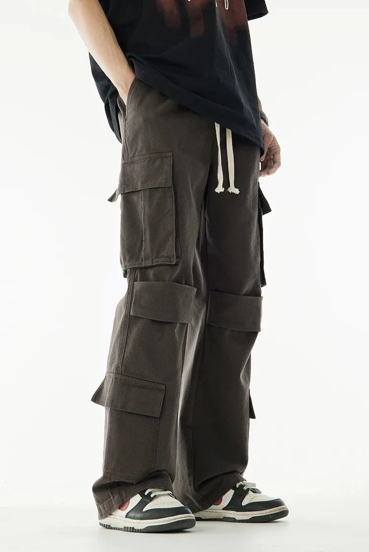 Streetwear Denim Cargo Pants