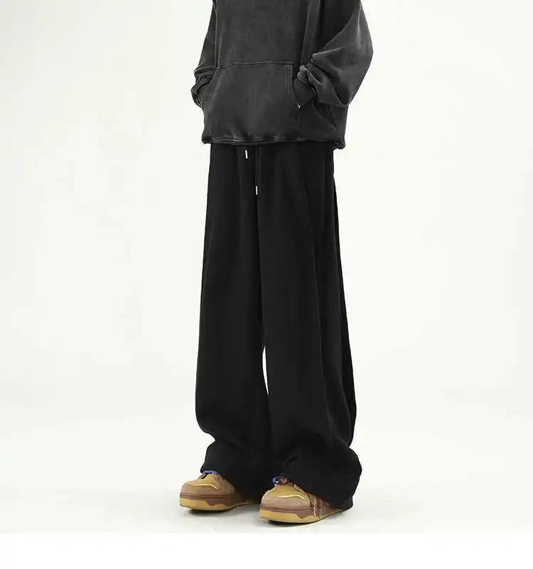 Loose Fit Pleated Sweatpants