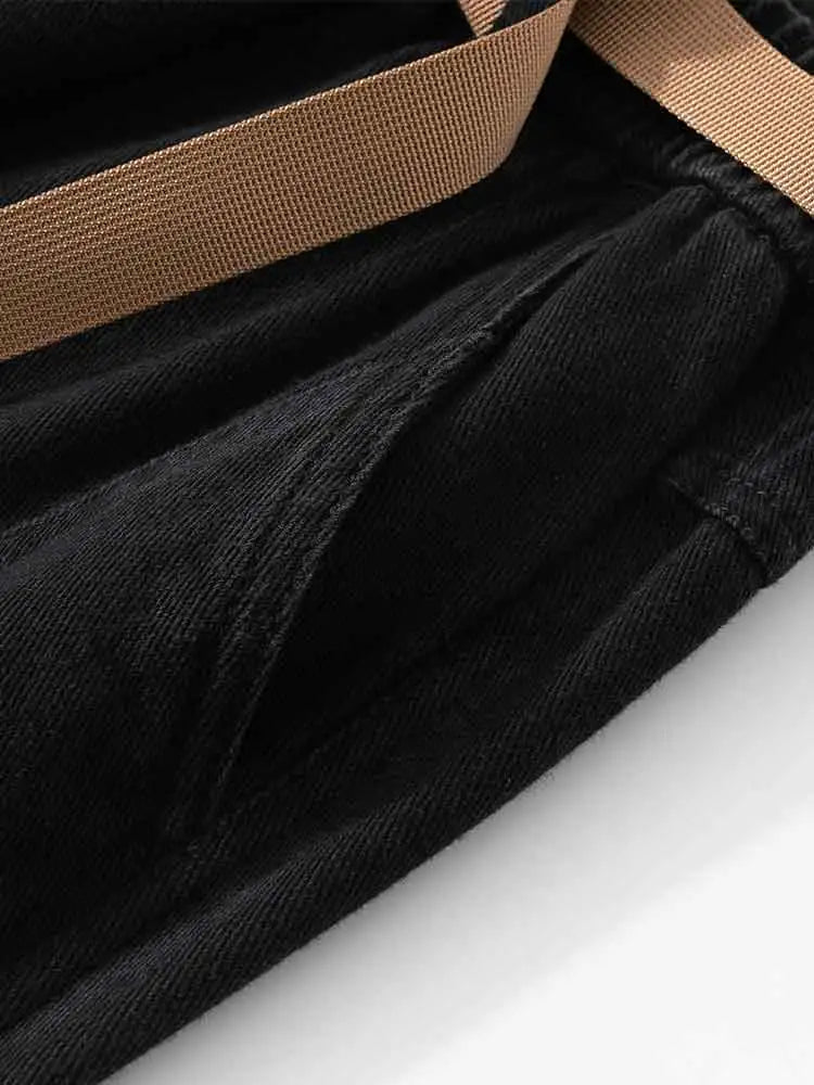 Loose Straight Multi-Pockets Cargo Pants