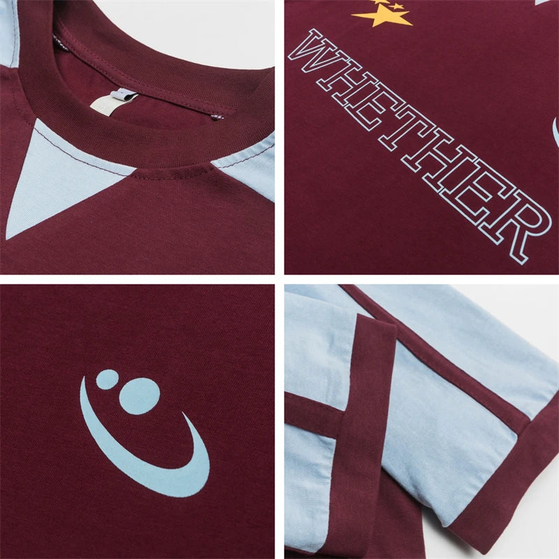 Color Block Sports T-shirt