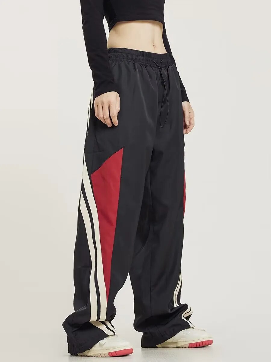 Y2K Oversized Striped Joggers