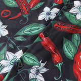 Paprika Leaves Print Shirt