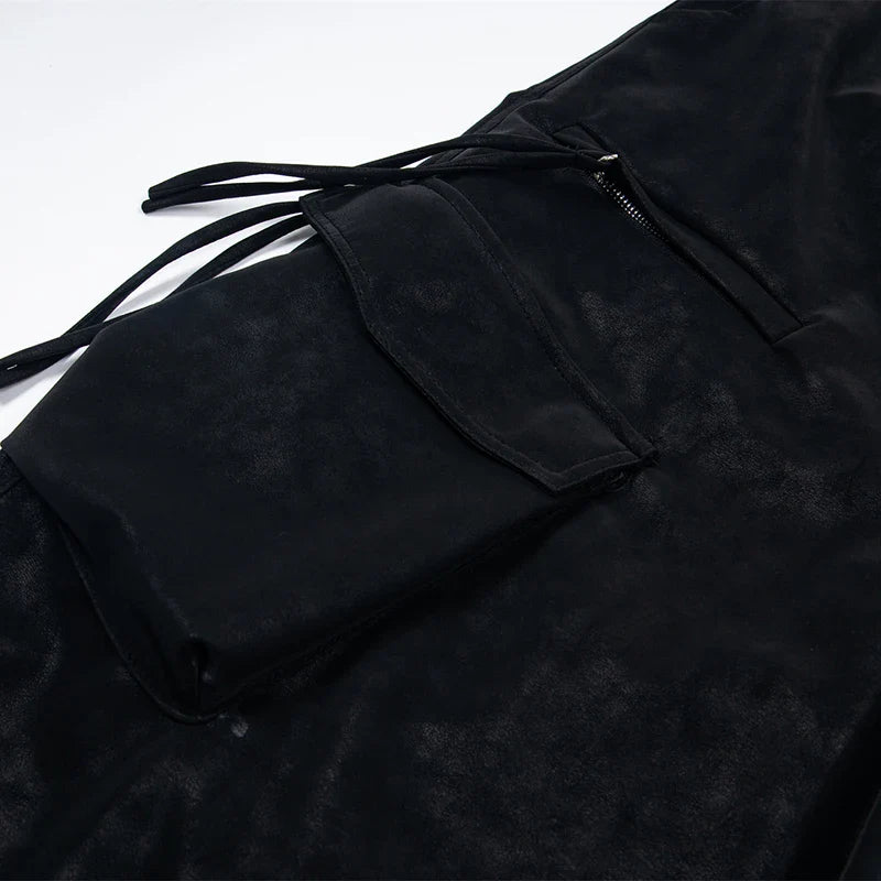 Baggy Loose Wide-leg Cargo Pants
