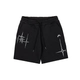 Lyrical Graphic Print Oversized Short
