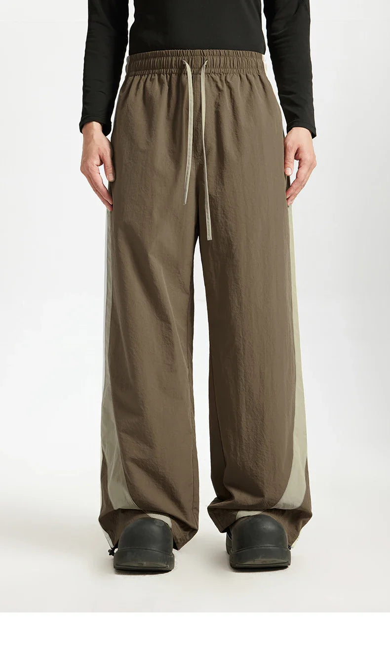 Sports Style Baggy Polyester Sweatpants