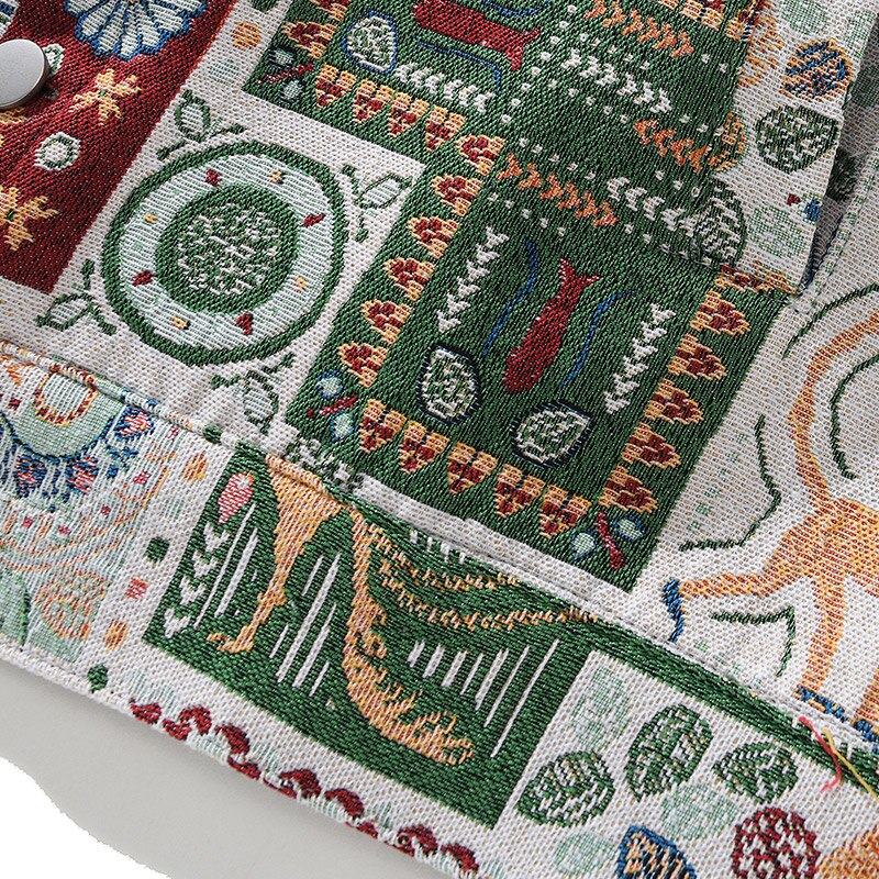 Vintage Retro Ethic Floral Graphic Print Shirt