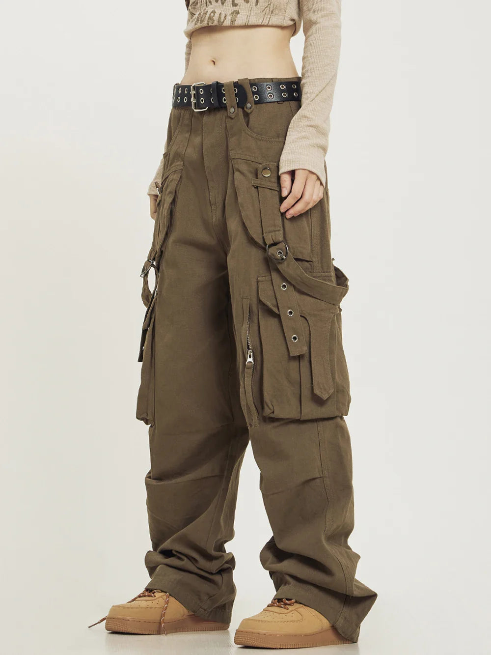 Y2k Vintage Spliced Cargo Pants