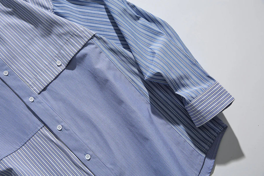 Patchwork Oversized Shirt