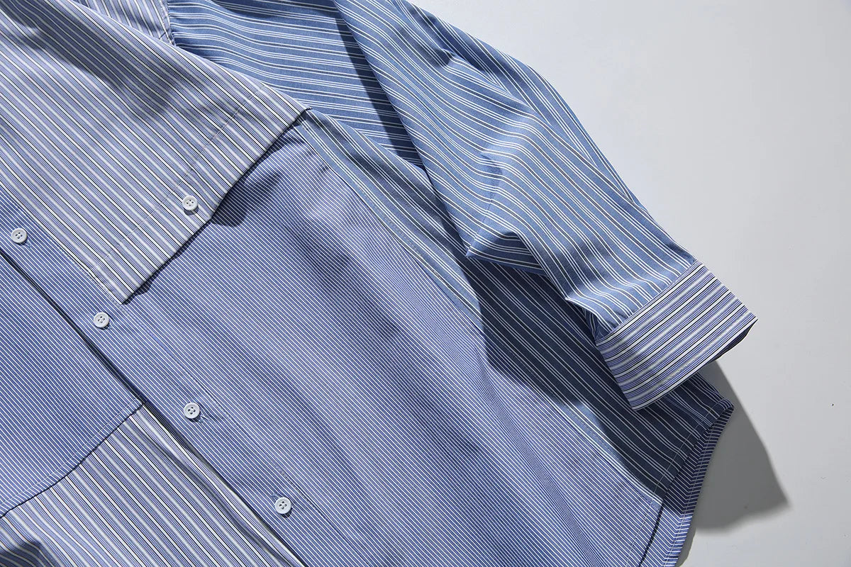 Patchwork Oversized Shirt