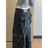 Retro American Loose Khaki Work Pants