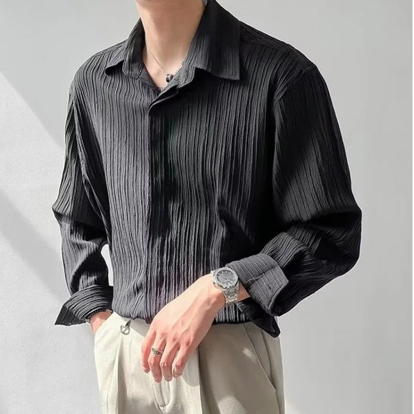 Stylish Loose Fit Long Sleeve Shirt